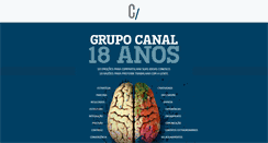 Desktop Screenshot of grupocanal.com.br